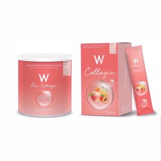 W​ Pure Collagen ดับเบิ้ลยู​ เพียว​ คอลลาเจน​ ไดเปปไทด์(1กระป๋อง)