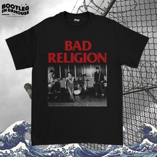 เสื้ เสื้อเชิ้ต อัลบั้มวง Religion Punk Bad Band สําหรับผู้ชายS-5XL