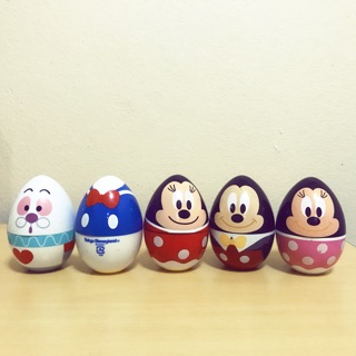 มิกกี้เม้าส์ ของสะสม รูปไข่ มินนี่เม้าส์ Mickey Mouse Minnie mouse disney ดิสนีย์ ชุด 4 ตัว