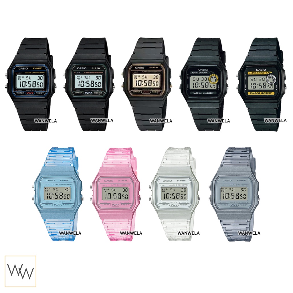 ของแท้ นาฬิกาข้อมือ Casio รุ่น F-91 & F-94 พร้อมกล่อง