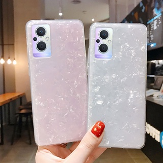 เคสโทรศัพท์ OPPO Reno7 z Pro Reno7z 5GBeautiful Shiny Shell Pattern Cover Casing OPPO Reno 7 z Pro 5G เคสกันกระแทก