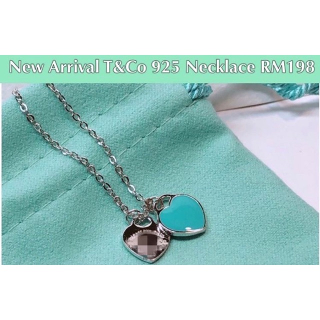 MSK Jewellery TCO สร้อยคอหัวใจเคลือบเงิน 925