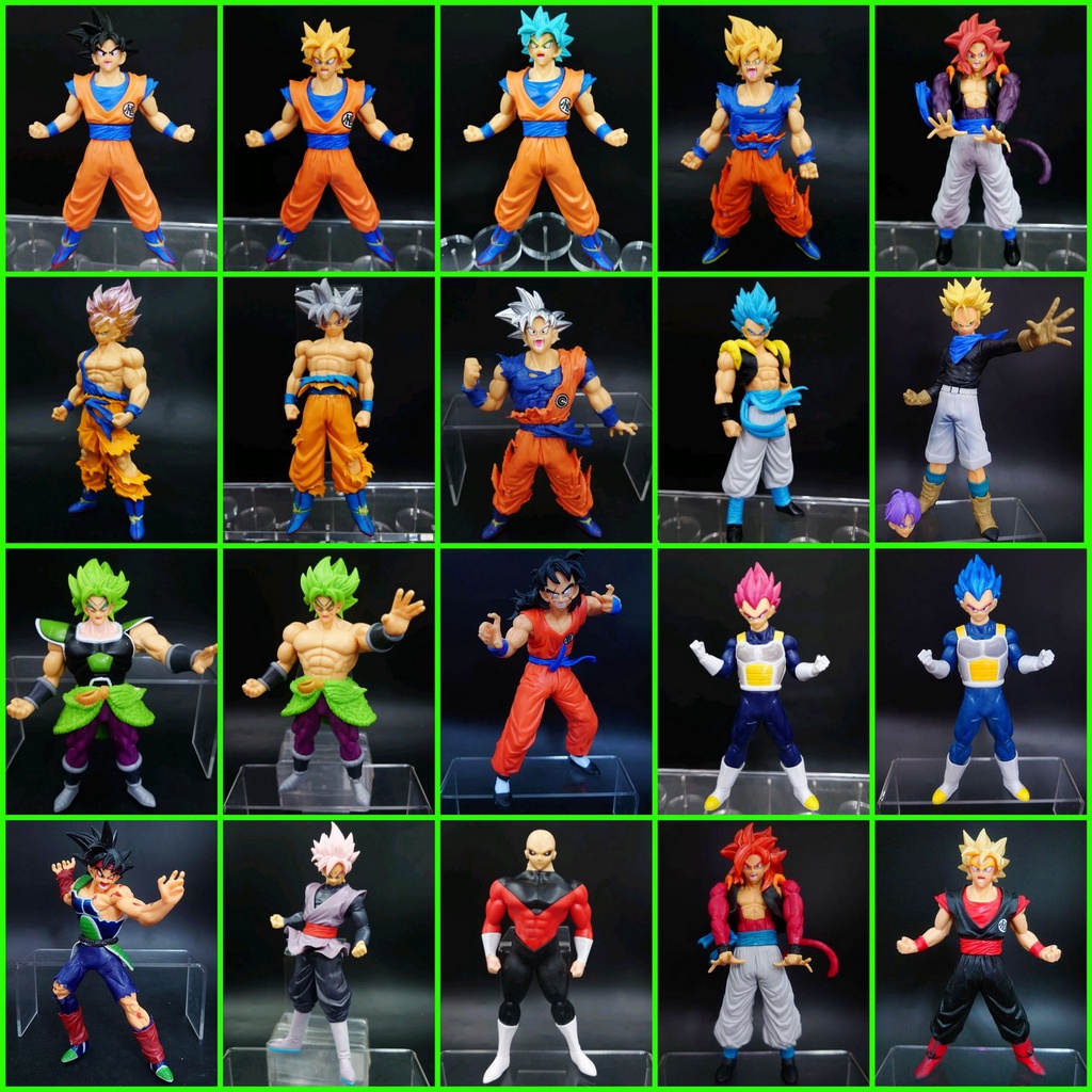โมเดล Dragonball ดราก้อนบอล ชุด รวมซุปเปอร์ไซย่า ขนาดใหญ่มาก 18 cm. ราคาถูก และ คุ้มค่าที่สุด วัสดุดี