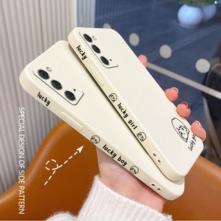 เคสซิลิโคนนิ่ม ลาย Love Boys Grils สําหรับ Samsung A72 A71 A52 A51 A42 A32 A21S