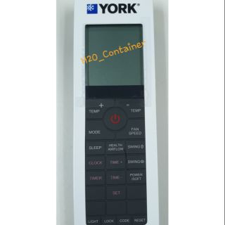 รีโมทแอร์ York ใช้กับแอร์ยอร์ครุ่น YHFF09 - 024XETAHH-RX / Y…