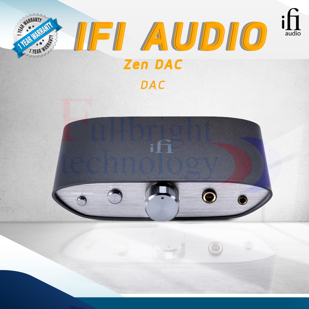 iFi Audio ZEN DAC แอมป์หูฟังตั้งโต๊ะแบบ USB รองรับ Hi-Res MQA และ Native DSD ประกันศูนย์ไทย 1 ปี