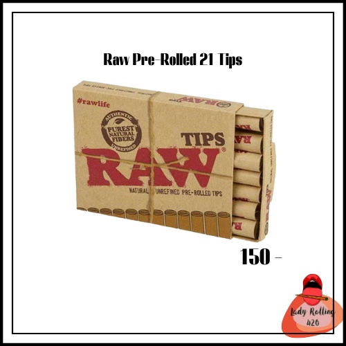 โพสอิทกล่องกระดาษฉีกแปะRaw Pre-Rolled 21 Tips