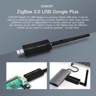 Sonoff ZB Dongle-P Zigbee 3.0 ดองเกิล USB ไร้สาย 2MQTT พร้อมเสาอากาศ