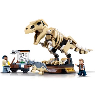 ตัวต่อเลโก้ Jurassic World T. 210 ชิ้น Rex ชุดของเล่นไดโนเสาร์ฟอสซิล นิทรรศการ 76940 สําหรับเด็ก