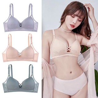 Lesa_bra  C18 บราญี่ปุ่น ไร้โครง บราระบายอากาศ  ทรงUniqlo งานสวยเนียน ผ้านุ่มใส่สบายมาก ม้วนได้