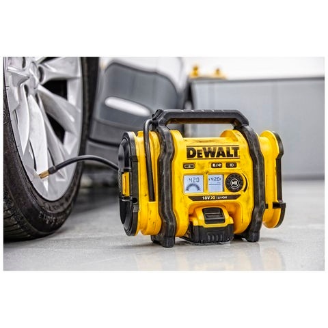 DEWALT เครื่องสูบลมไร้สาย 18V. (เครื่องเปล่าไม่รวมแบตฯ) รุ่น DCC018N-XJ รับประกัน 3 ปี