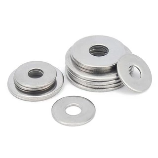 แหวนอีแปะ แหวนเรียบ แหวนรอง แบบหนา แบบบาง สแตนเลส 304 - M8 M10 / Flat Washer SUS304