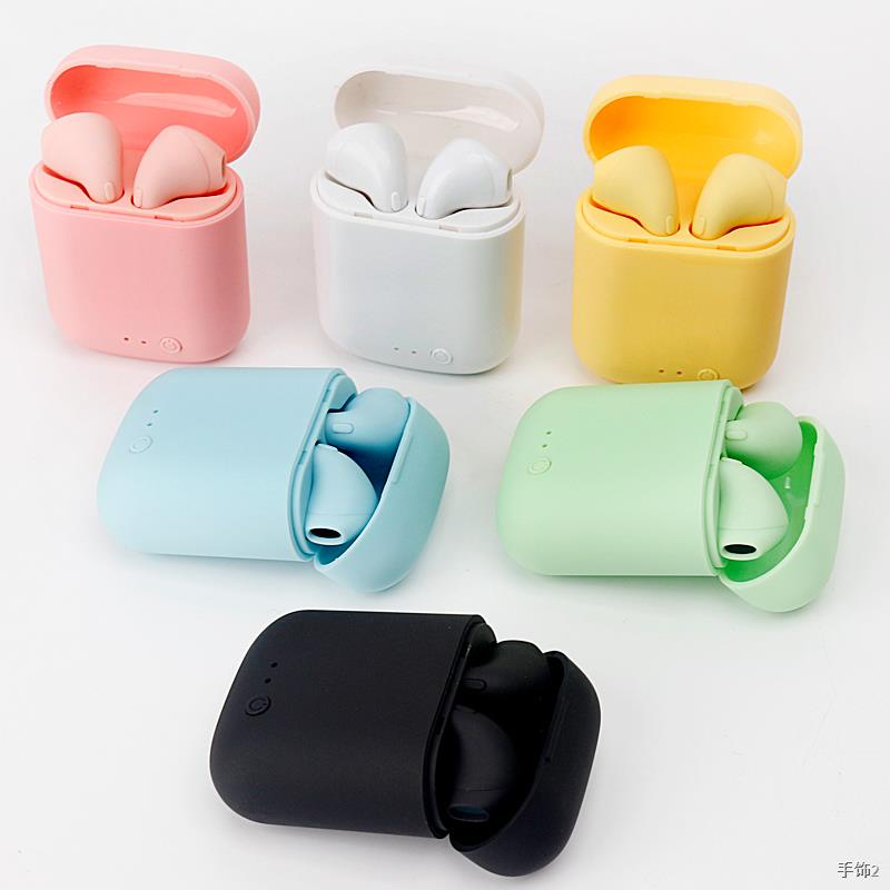 ◙♝❇i7Mini TWS Wireless Earphones 5.0 Earphone Matte Earbuds Charging Box Headset Headphones for xiaomi iphone Bluetooth