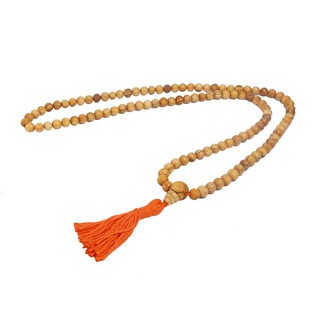 NATURAL EFE | JAPA MALA KNOTTED HANDMADE PALO SANTO WOOD | สร้อยคอลูกปัด ไม้หอม พาโล ซานโต