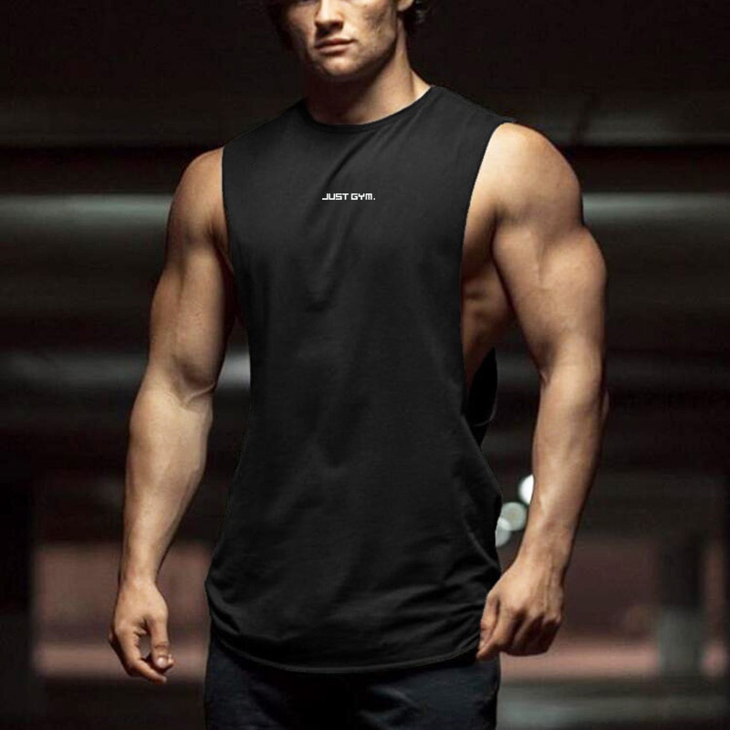 Mens ยี่ห้อ Gym ออกกําลังกายกล้ามเนื้อถังเสื้อกั๊กแขนกุด Casual Top แฟชั่นวิ่งออกกําลังกายเพาะกายกีฬา Singles