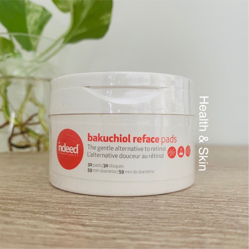 พร้อมส่ง Indeed Labs Bakuchiol Retinol Reface Pads 1 กระปุกมี 30 แผ่น