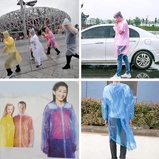 (S-393) เสื้อกันฝน ชุดกันฝน  ตัวบางเนื้อหนาสุ่มสี