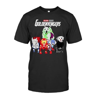 [S-5XL] GILDAN 【2022 สไตล์ใหม่】เสื้อยืด ผ้าฝ้าย 100% พิมพ์ลายสุนัข Goldenvengers Superhero ของขวัญ สําหรับสุนัข