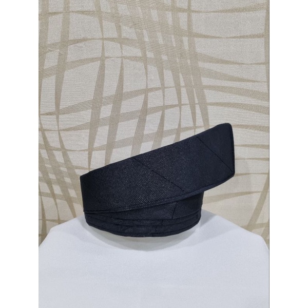 Tanjak/ Tengkolok kaosong Tanjak Kain สีดํา QUALITY
