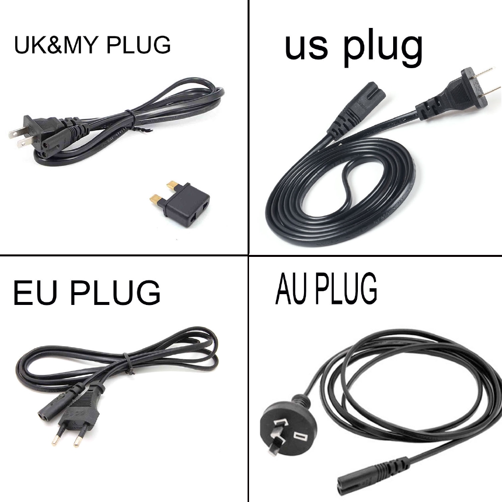 สายไฟ AC สายสําหรับเครื่องชาร์จแบตเตอรี่กล้อง Canon อะแดปเตอร์ ACK-DC40