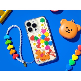 🌈Pre-order Beads Strap #Wiggle Heart 💛💚❤️