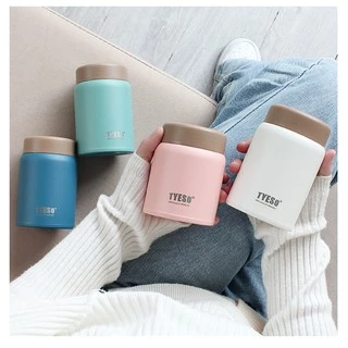 TYESO MINI 2ขนาด 220ml. 280ml. แก้วกระติกแบบพกพาขนาดเล็ก กระบอกน้ำขนาดเล็ก เก็บความร้อน เก็บความเย็น