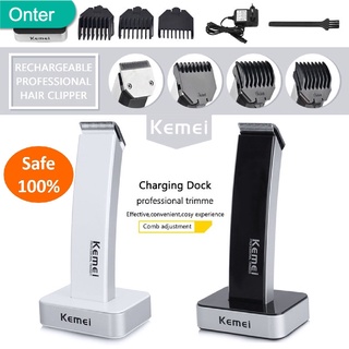 🍃พร้อมส่งค่ะ🍃KEMEI KM-619สามารถเติมเงินได้ไฟฟ้าผมเครา Clipper Trimmer ตัดผมชุดเครื่องโกนหนวดไร้สาย ที่ขายดีที่สุด ใช้โกนหนวด ตัดแต่งทรงผม แกะสลักลายได้ ตัดดีเสียงไม่ดัง ทนทาน วัสดุอย่างดี