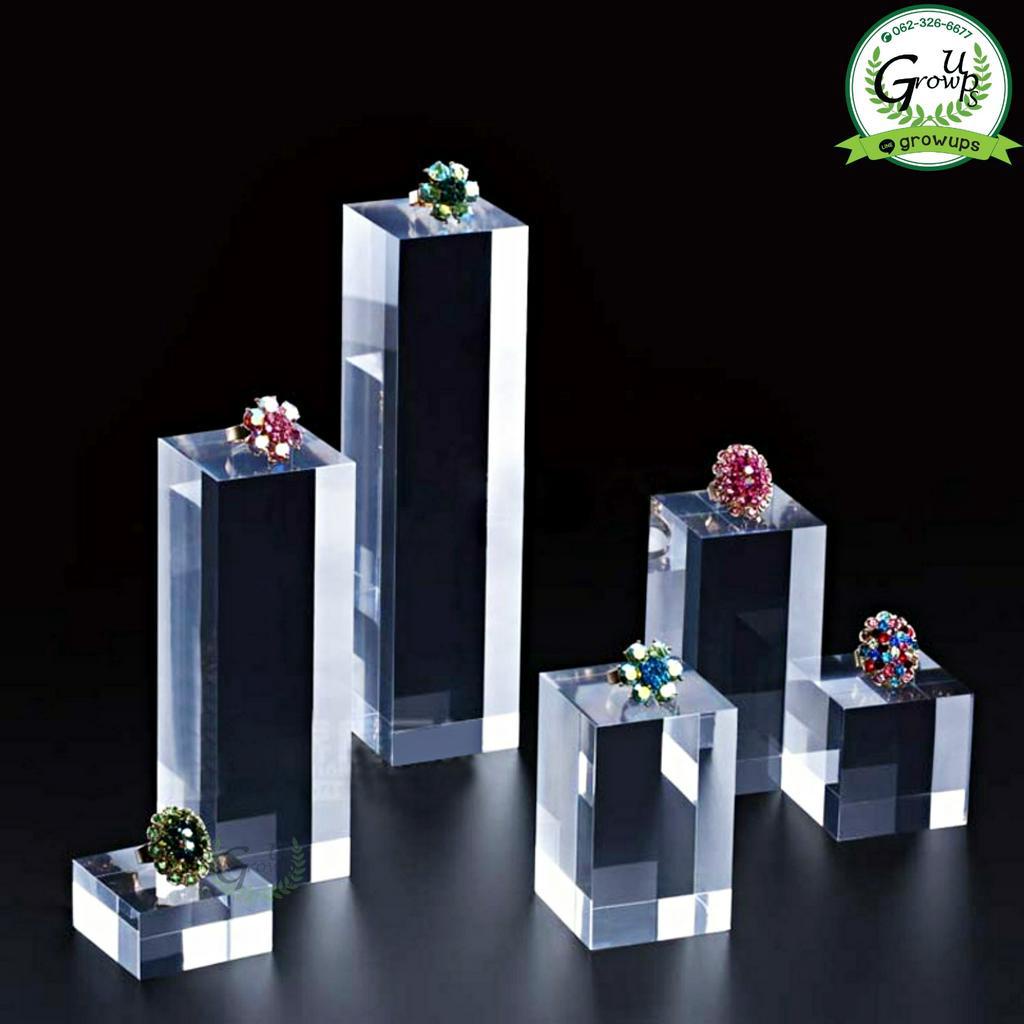 ที่วางอคิลิค แท่นวางสินค้า ที่วางโชว์สินค้า ฐานโชว์ ที่วางเครื่องประดับ Display prop พร็อพถ่ายรูปสินค้า displaystan ราคา ถูกที่สุด ดีลบีเคเค แกลเลอรีภาพที่ 8