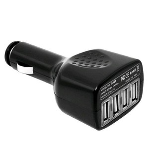 Asiali High-quality 4USB Car Charger รุ่น U421 (Black)