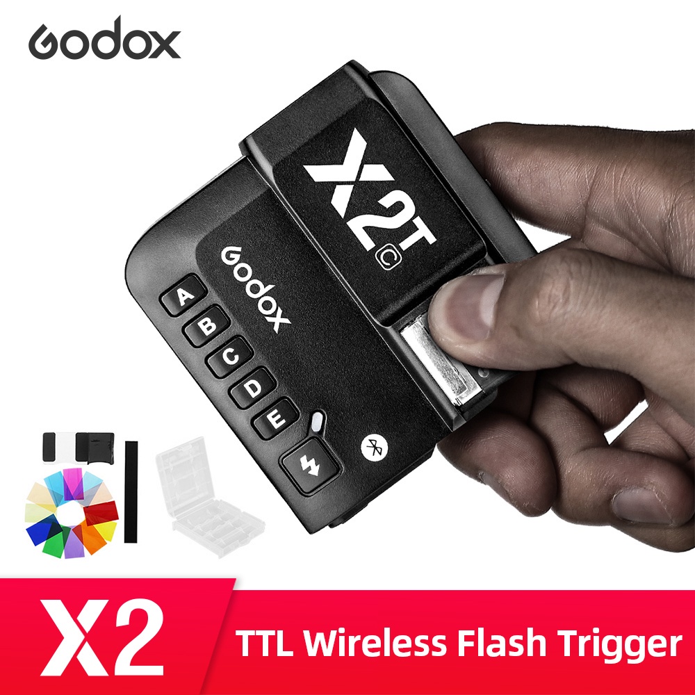 Godox X2T Flash trigger X2T-N X2T-C X2T-S X2T-F X2T-O  อุปกรณ์ทริกเกอร์ทริกเกอร์แฟลชไร้สายสําหรับ Ni