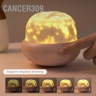 Cancer309 โคมไฟโปรเจคเตอร์ รูปเห็ด ขนาดเล็ก 3 สี สําหรับตกแต่งห้องนอน