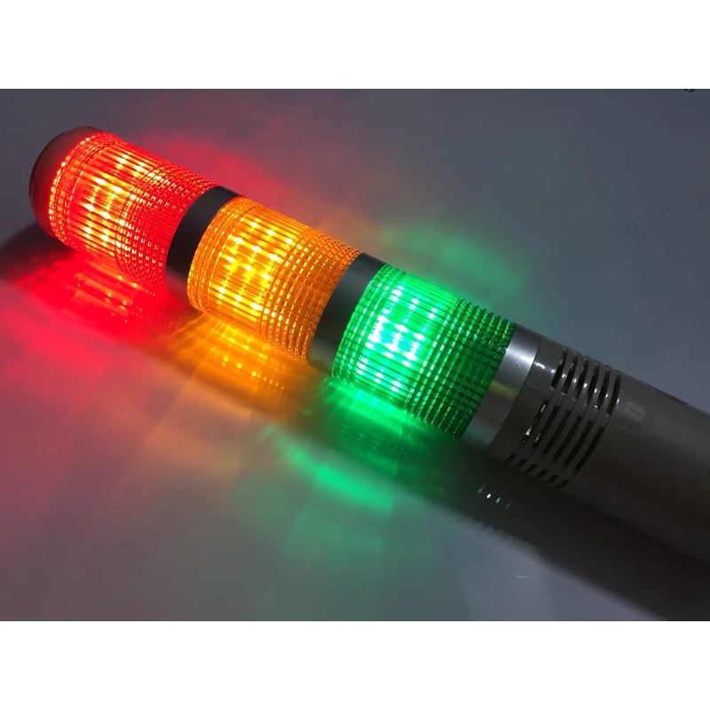 ไฟสัญญาณ LED Tower light LTA-205-3T LTA-205-3TJ 12v 24v 220v ไฟกระพริบ ไฟติดตลอด มีเสียง