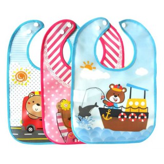 A160 เคลียร์สต็อค 🔥🔥🔥 ผ้ากันเปื้อนเด็ก กันน้ำ พร้อมถาดรอง