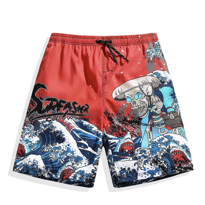 A 008#กางเกงยางยืดลายการ์ตูนใหม่ล่าสุด，ฟรีไซส์ทรงหลวม，ใส่ได้ 28-40 นิ้ว - รูปที่ 6