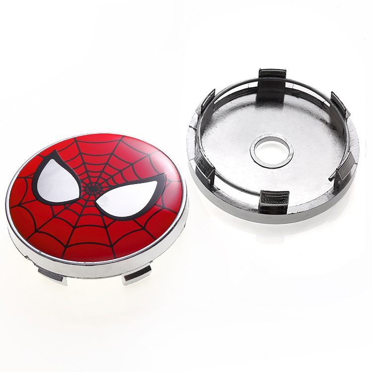 Spider - Man Wheel Hub Cap พลาสติกสําหรับล้อ 60 มม. - xianxian1.th ...
