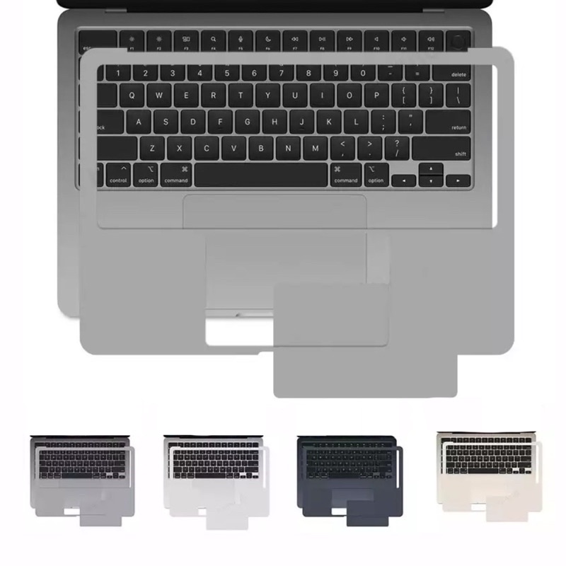 สติกเกอร์กันรอย MacBook Air 13.6” M4 A3240 M2 M3 A2681 A3113 MacGuard sticker 3M PVC ลดคราบกาว กันรอยขีดข่วน