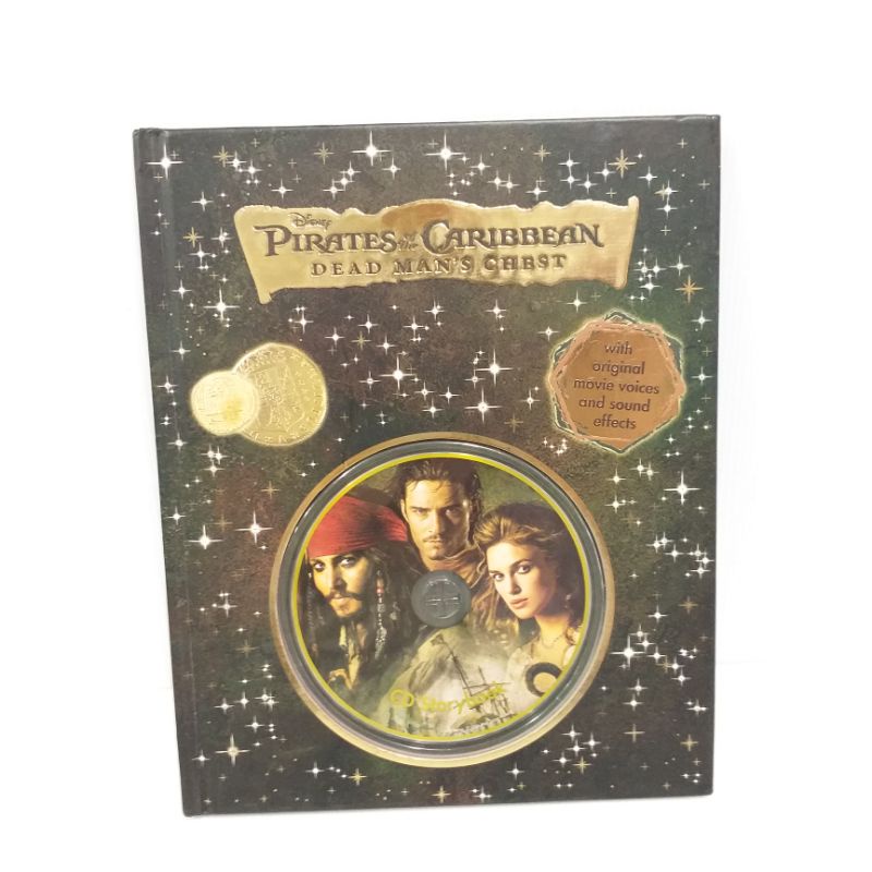 หนังสือ Pirates of the Caribbean By Disney หนังสือภาษาอังกฤษ มือสอง ปกแข็ง พร้อมซีดี