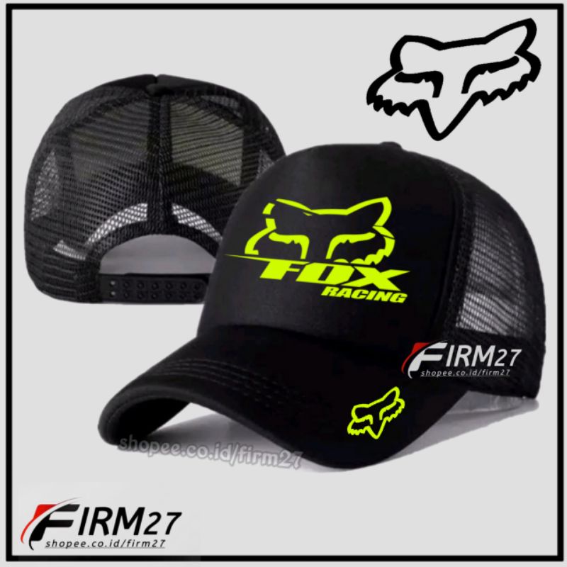 FOX RACING Trucker/Net Hat คุณภาพระดับพรีเมียม - หลากสี
