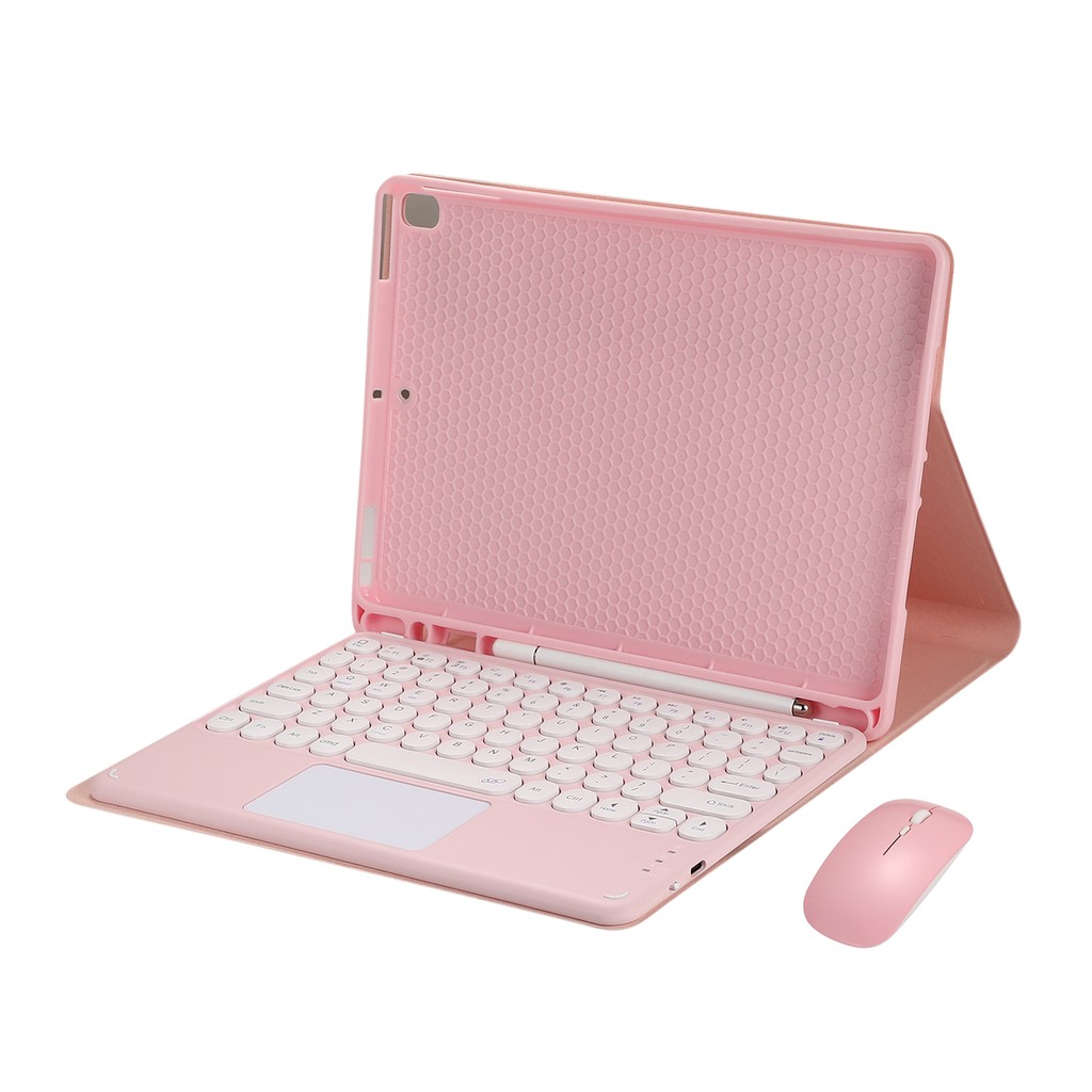 Round Keycap Touchpad Keyboard Case for New iPad Pro 11" 2021 /2018