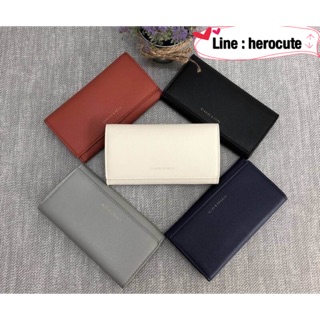 CHARLES &amp; KEITH BASIC LONG WALLET ของแท้ ราคาถูก