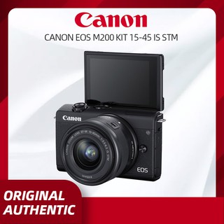 Canon EOS M 200 ชุด 15-45 IS STM สีดำ / ขาว