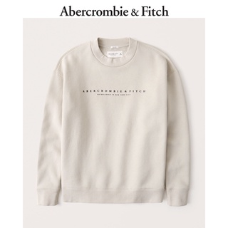 เสื้อกันหนาวแขนยาว คอกลม มีฮู้ด ลาย Abercrombie &amp; Fitch สําหรับผู้ชาย 308451-1 Af