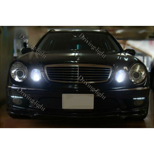 MERCEDES E W211 C W203 2x T10 6SMD LED หลอดไฟสีขาวด้านข้าง CANBUS ฟรี ERROR