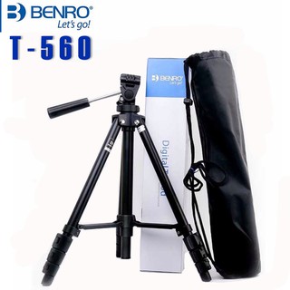 BENRO Tripod Aluminum T560 ขาตั้งกล้องถ่ายภาพและวีดิโอ