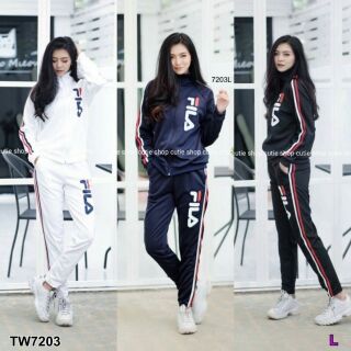 Set sport wear  ชนช๊อปเลยจ้า เสื้อแจ็คเก็ตตีแถบที่แขน