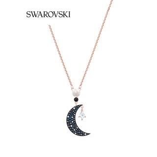 Swarovski SWAROVSKI สัญลักษณ์ดวงจันทร์ลึกลับ สร้อยคอหญิง ของขวัญ สําหรับเด็กผู้หญิง เครื่องประดับ