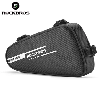 【TH Delivery】ROCKBROS กระเป๋าจักรยานทรงสามเหลี่ยม กันน้ำ สะท้อนแสง ความจุใหญ่ ติดตั้งง่าย เหมาะสำหรับจักรยานเสือภูเขา/ถนน