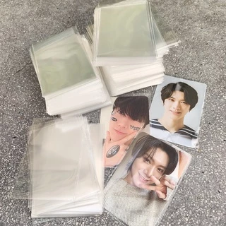 ซองใส่การ์ดถุงใส่การ์ด แพ็ค 100 ใบ ถุงแก้ว OPP ( ขนาดใส่การ์ดพอดี เท่าบัตร ATM )