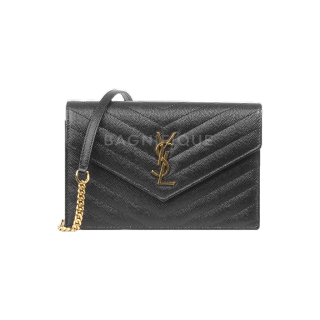 NEW YSL WOC 7.5 BLACK CHEVRON GHW