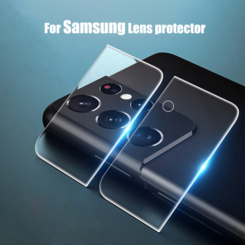 ฟิล์มเลนส์กล้อง สีใส สำหรับ Samsung ss Galaxy S24 Plus Ultra S23 S22 S21 Puls Ultra S20 FE S10 Note 20 Ultra 10 Plus S10 Lite 5G 4G 2024 ครอบเลนส์แบบใส